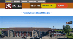 Desktop Screenshot of milescitymotels.com