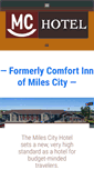 Mobile Screenshot of milescitymotels.com